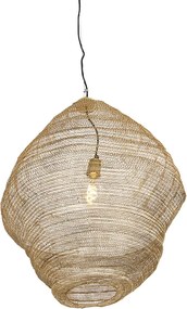 Orientalna lampa wisząca złota 60cm - Nidum