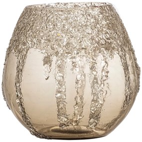 Szklany świecznik na świeczkę typu tealight Frosty – Bloomingville