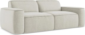 3-osobowa kanapa modułowa - z tkaniny strukturalnej - jasny beż - OMAO