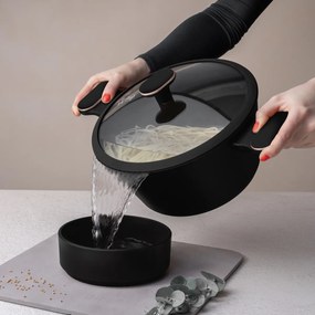 BerlingerHaus Zestaw naczyń z powłoką tytanową Black Rose, 10 szt.