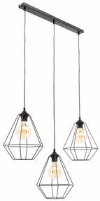 Lampa wisząca BREVITAS II czarna ELTAP