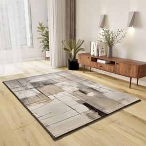 Szaro-beżowy dywan 133x190 cm Beruti – Universal