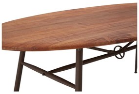 Stół z litego drewna orzechowego 104x219 cm New Foundry – Premier Housewares