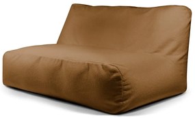Brązowy worek do siedzenia z materiału bouclé Sofa Tube 160 – SLOWDOWN