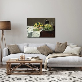 Obraz - Edouard Manet, Still Life with Melon and Peaches, reprodukcje (70x50 cm)