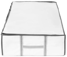 Tekstylny/plastikowy pojemnik pod łóżko próżniowy 105x45x15,5 cm Life – Compactor