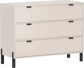 Komoda MINO - Beżowy / Bez drzwi / 109 cm
