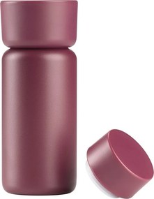 Bordowy kubek termiczny ze stali nierdzewnej 400 ml Singles – Zone