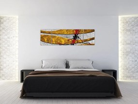 Abstrakcyjny obraz (170x50 cm)