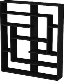 Półka stojąca POSEIDON - czarna, 114x132x22