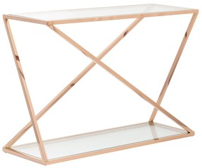 Konsola Vertigo rose gold 120x40x80cm