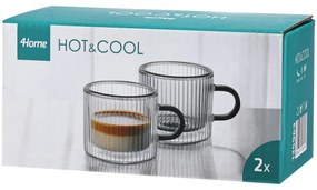4Home Szklanka termiczna do lungo Haze Hot&Cool, 2 szt.