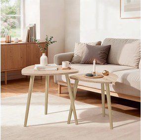 Stolik kawowy sonoma 48x48x45 twino