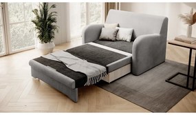 Szara 2-osobowa sofa ARIO, rozkładana