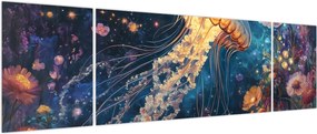 Obraz - Magiczna meduza (170x50 cm)