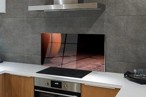 Szkło do Kuchni na Ścianę Piłka do Koszykówki na Parkiecie