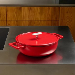 Patelnia z pokrywką żeliwna ø 26 cm tegame Mattia 3.0 – FABINI