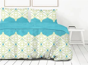 Pościel bawełniana Premium Bielbaw 140x200 Cesare zielona GRENO