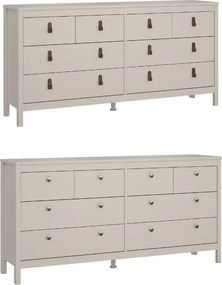 Komoda pokojowa z szufladami Madrid 4+4, kaszmir mat