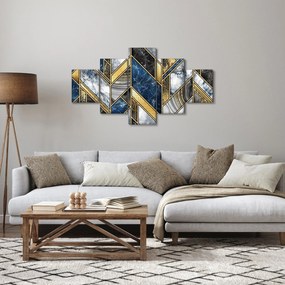 Obraz abstrakcji artystycznej (125x70 cm)