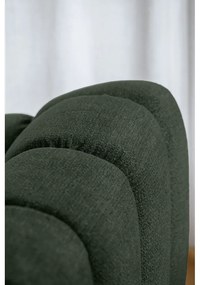 Ciemnozielony narożnik (lewostronny/z szezlongiem) Shell – Miuform