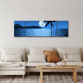 Obraz - Księżyc nad poziomem morza (170x50 cm)