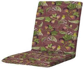 Poduszka na krzesło ogrodowe JASMINE BORDEAUX 97x49 cm, bordo