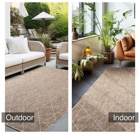 Beżowy dywan odpowiedni na zewnątrz 140x200 cm Zagora – Ayyildiz Carpets