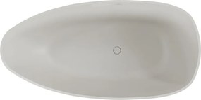Mexen Imola wanna wolnostojąca z konglomeratu 160 x 81 cm, beton mat - 57281608061