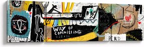 Obraz - Graffiti (170x50 cm)
