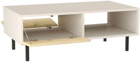 Nowoczesny stolik kawowy na nóżkach kaszmir + dąb artisan A3-S20