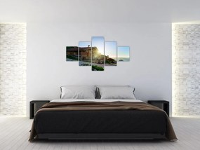 Obraz - Poranek w Alpach, Tyrol (125x70 cm)