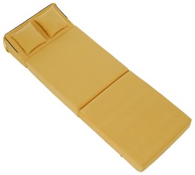Składane krzesło/materac PELOS, żółty