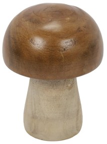 Drewniana figurka grzybek, 15 cm