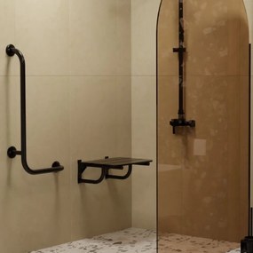 Siedzisko prysznicowe czarne