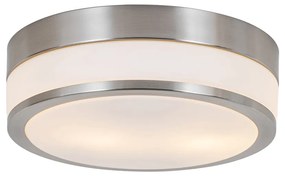 Nowoczesna lampa sufitowa zewnętrzna stalowa 28 cm IP44 - Flavi