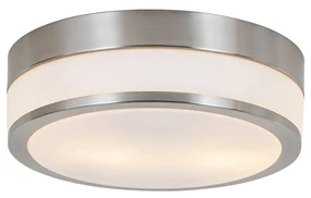 Zewnetrzna Nowoczesna lampa sufitowa stalowa 28 cm IP44 - Flavi Nowoczesny Oswietlenie zewnetrzne