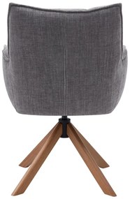 Szare krzesła zestaw 2 szt. Marilla – Unique Furniture