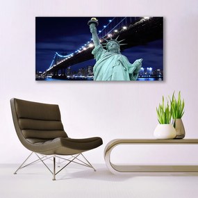 Zdjęcie na płótnie Nowojorski Most i Wolność