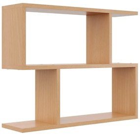 Minimalistyczna półka ścienna w kolorze buk - Keller