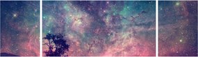 Obraz - Nieziemskie nocne niebo (170x50 cm)