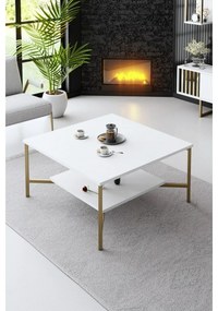 Stolik konferencyjny Gold Line White
