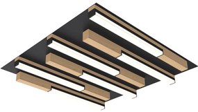 Wofi 9031-606 - LED 26W 230V regulowane plafon PALERMO drewno