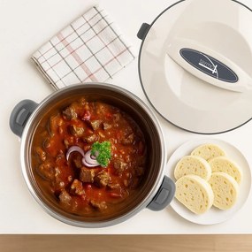 Kremowy termos na jedzenie 6 l Termo – Orion