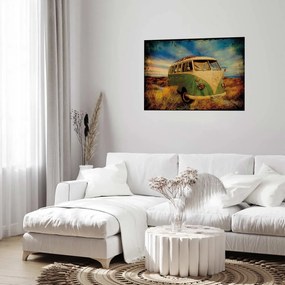 Plakat Retro bus 42x29,7 cm bez ramy bez marginesu ARTGEIST B