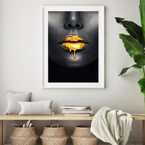 Plakat - Kobiece usta (A4)