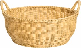 Westmark Okrągły kosz z dwoma uchwytami 42 x 19 cm, beżowy