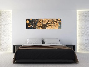 Obraz – Surrealistyczne drzewo (170x50 cm)