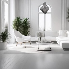 Żyrandol kryształowy CORAL Black 3xE14
