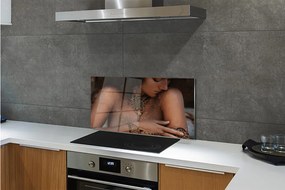 Szklany Panel Kobieta biżuteria